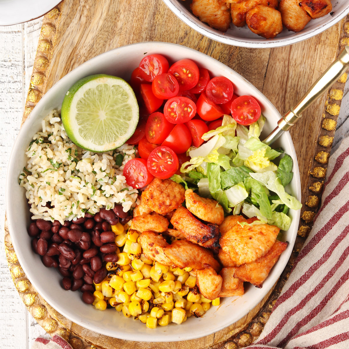 Healthy Chicken Burrito Bowl