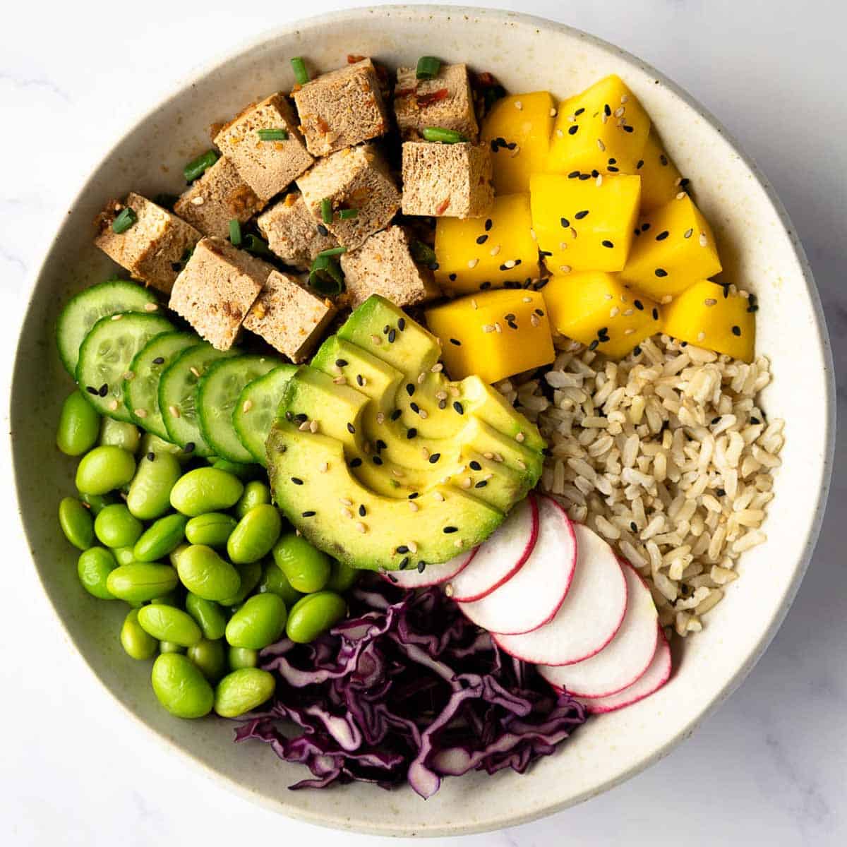 Rainbow Poke Bowl